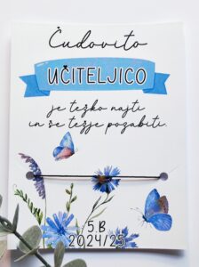 Zapestnica HVALA: Srček