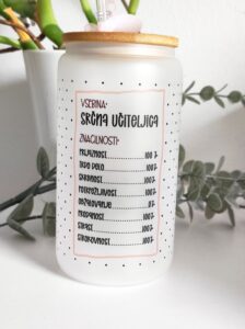 Kozarec s pokrovom in slamico: Učiteljica/Vzgojiteljica - slika 4