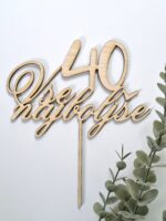 Topper za torto - Vse najbolše + leta