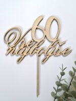 Topper za torto - Vse najbolše + leta - slika 2