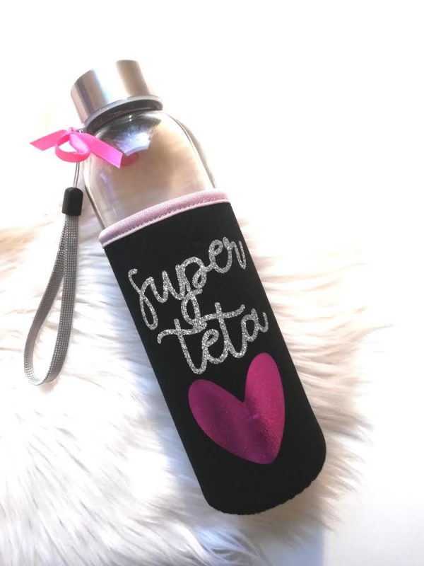 Steklenica z neoprenom: Super teta - slika 2