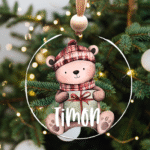 Novoletni okrasek: Prozoren okrasek