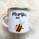 Emajlirana skodelica: Marljiv
