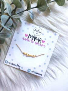 Zapestnica: Mama - zlata