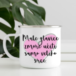 Emajlirana skodelica: Male glavice
