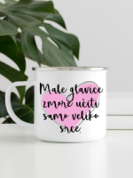 Emajlirana skodelica: Male glavice