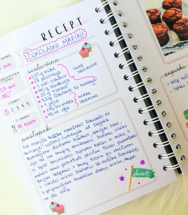 Moja knjiga z recepti: recept | EmiLina unikatni izdelki