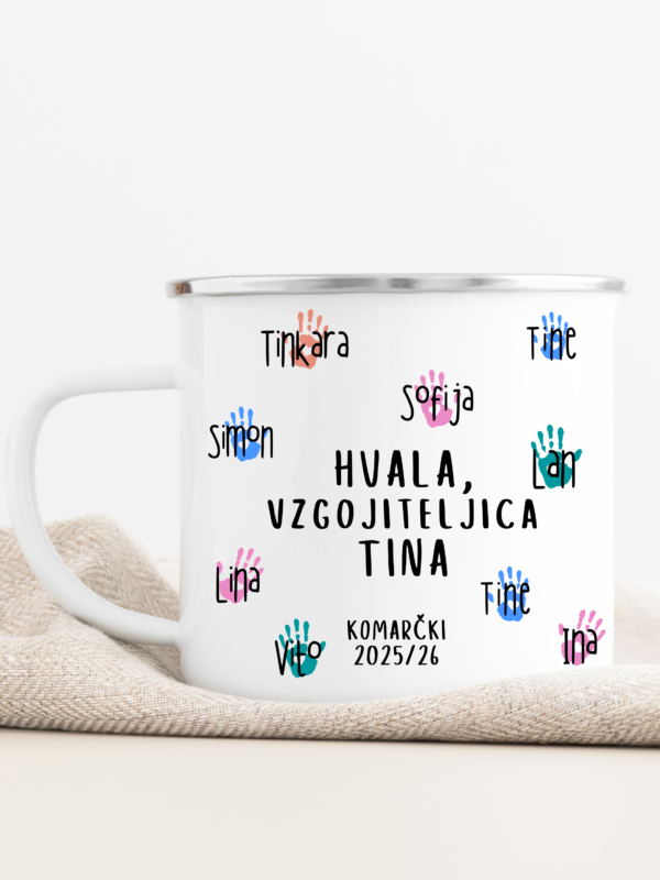 Darilni paket: ZA VZGOJITELJICO ali UČITELJICO, Lonček + Čaj za srečo - slika 2