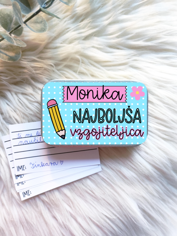 Škatlica zahval: Učiteljica ali vzgojiteljica - slika 5